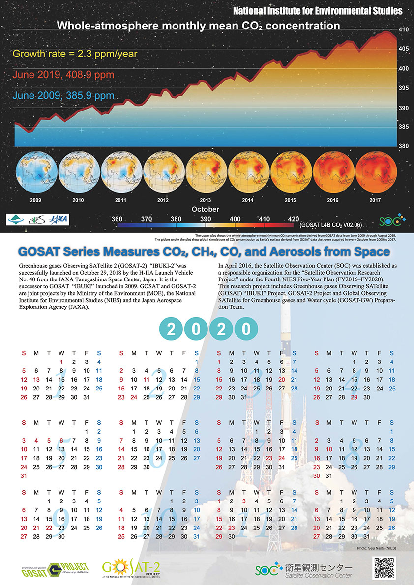 GOSAT Series カレンダー 2020