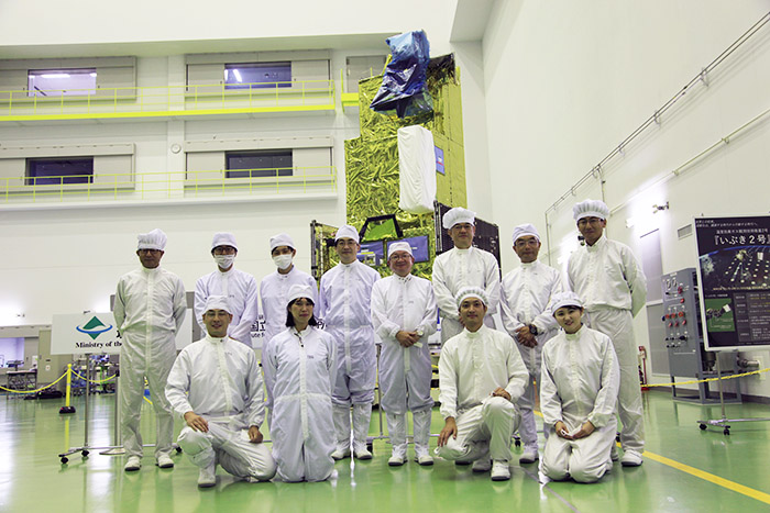 GOSAT-2 spacecraft disclosed