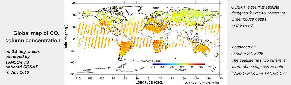 Map of Global CO2 Distribution